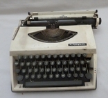 Стара портативна друкарська машинка Adler., фото №6