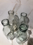Бутылки от молока СССР 1л. 4 штуки, фото №2