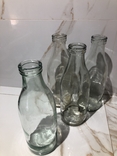 Бутылки от молока СССР 1л. 4 штуки, фото №3