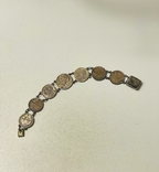 Silver bracelet made of coins, photo number 8