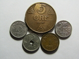 Монети Норвегії 5шт., фото №2