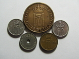 Монети Норвегії 5шт., фото №5