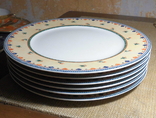 6 Плоских больших тарелок Winterling Marktleuthen Bavaria, фото №2