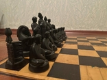 Шахматы Украинская тематика. Хуторок.Большие, карболитовые,винтажные, фото №7