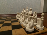 Шахматы Украинская тематика. Хуторок.Большие, карболитовые,винтажные, фото №8