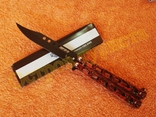 Нож бабочка складной нож балисонг RG-225, фото №2