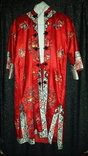 Вышитый шелковый халат, 40 г.г. Китай, ручная работа., photo number 2