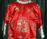 Вышитый шелковый халат, 40 г.г. Китай, ручная работа., photo number 4