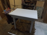 Белый деревянный столик, фото №3
