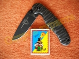 Нож складной Ontario Rat Model 2 металлическая рукоять клипса реплика, фото №5