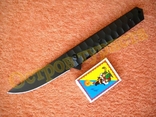 Нож складной тактический Black с чехлом, фото №4