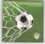 Hungary Hungary set of 6 coins 5 10 20 50 100 200 Forint + token 2021 Football official booklet, photo number 3