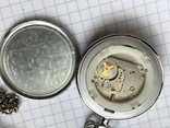 Часы Чайка карманные кварц с шатленом состояние новых, фото №7