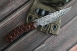 Мисливський ніж Дамаск 24 см (1102), numer zdjęcia 5