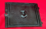 Барельефная дверца для камина печки чугун украшена геральдическими лилиями Европа, фото №6