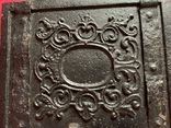 Antique Cast Iron Bas-Relief Door Interior Decoration Europe, photo number 4