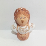 Statuettes in the Ukrainian style made of handmade red clay., photo number 4