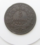 5 Centimes 1882 года Франция, photo number 2