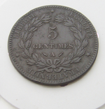 5 Centimes 1882 года Франция, фото №4