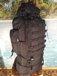 Рюкзак туристический военный х099 100 литров черный, numer zdjęcia 2