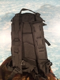 Рюкзак тактический военный 25 литров прочная ткань и фурнитура цвет черный, numer zdjęcia 7