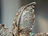 Antique silver brooch portugal flower silver scani filigree, photo number 6