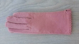 Женские демисезонные кожаные перчатки Vicini (розовые), photo number 2