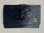 Женский кожаный кошелек Bretton (черный), фото №3