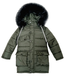 Куртка зимова дитяча Best Boss хакі ріст 116 см 1073a116, фото №2