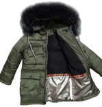 Куртка зимова дитяча Best Boss хакі ріст 134 см 1073a134, numer zdjęcia 4