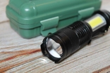Тактичний Акумуляторний ліхтарик в кейсі USB (1324), photo number 7