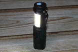 Тактичний Акумуляторний ліхтарик в кейсі USB (1324), фото №10