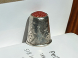 Antique silver thimble silver 830, photo number 2