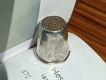 Antique silver thimble 1946 Sweden silver, photo number 3