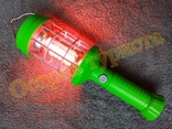 Лампа фонарь HB-2699B на батарейках AAА белый и красный свет с магнитом и крючком, numer zdjęcia 9