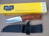 Нож тактический охотничий buck selkirk деревянная рукоять с чехлом, numer zdjęcia 4