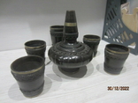 Antique set for wine wood carving france, photo number 2