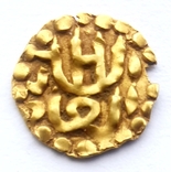 Золотая монета. Купанг Алауддин аль-Кахар. Суматра. Индонезия. 1537-71 г, фото №2