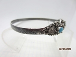Bracelet silver 925 dragons biruza vintage, photo number 7