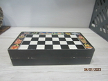 Chess, ceramics, wood, hand-painted, vintage, photo number 4