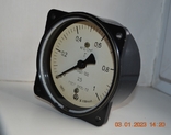 Pressure gauge showing MOSh1-100 from 0 to 1 kgf / cm2. GOST 2405-72. №999410. 1980 year of release, photo number 2