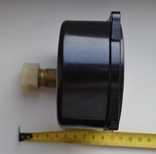 Pressure gauge showing MOSh1-100 from 0 to 1 kgf / cm2. GOST 2405-72. №999410. 1980 year of release, photo number 11