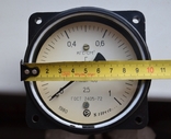 Pressure gauge showing MOSh1-100 from 0 to 1 kgf / cm2. GOST 2405-72. №999410. 1980 year of release, photo number 12