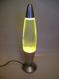 Светильник ночник Лава лампа 41 см желто зеленая, фото №5