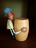 Piggy bank from Berezka, a man with a barrel of beer, a souvenir of the USSR, photo number 4