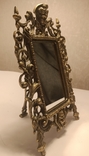 Cosmetic mirror in a bronze frame, photo number 2
