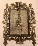 Cosmetic mirror in a bronze frame, photo number 5