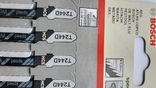 Полотна BOSCH, 5шт, для електролобзика.(виробник Швейцарія)., фото №4