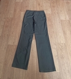 Красивые брюки женские прямые средняя посадка т. серые меланж, numer zdjęcia 6
