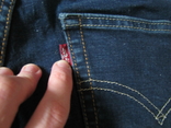 Модные мужские зауженные джинсы Levis 511 оригинал в хорошем состоянии, numer zdjęcia 6